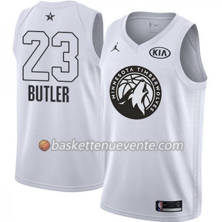 Maillot Basket Minnesota Timberwolves Jimmy Butler 23 2018 All-Star Jordan Brand Blanc Swingman - Homme